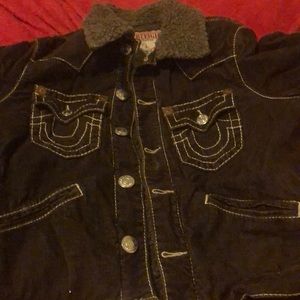 Boys true religion jacket sz S